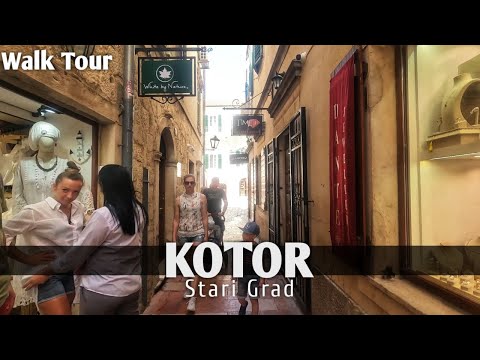 Kotor - Montenegro 🇲🇪 CAMINHADA pela Cidade Velha | Kotor Stari Grad