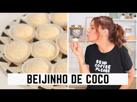 Beijinho de coco de duas maneiras: clássico e cremoso (para recheios)