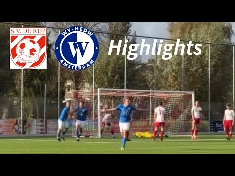 WV OP WINDKRACHT 10 IN DE RIJP!🌪️⚽️| Sv De Rijp - WV-HEDW | Highlights