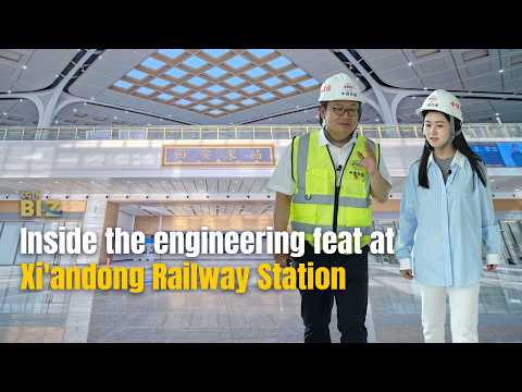 Inside the engineering feat at Xi'andong Railway Station