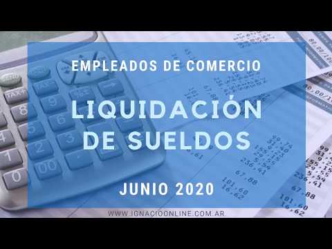 Liquidación Junio 2020 Empleados de Comercio