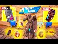 GODZILLA Vs 4 NEW MEDALLIONS MYTHIC S CHALLENGE NEW Fortnite Chapter 6