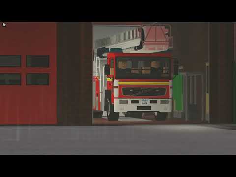 [RARE] Leighs Hydraulic Platform Turnout - Greater Manchester Fire and Rescue Service ROBLOX