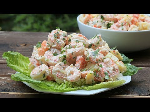 Shrimp potato salad