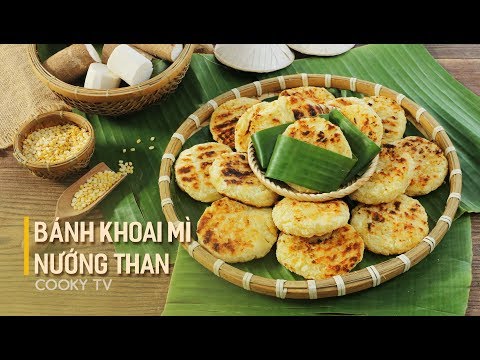 #CookyVN - Cách làm BÁNH KHOAI MÌ NƯỚNG THAN  thơm ngon, hấp dẫn - Cooky TV