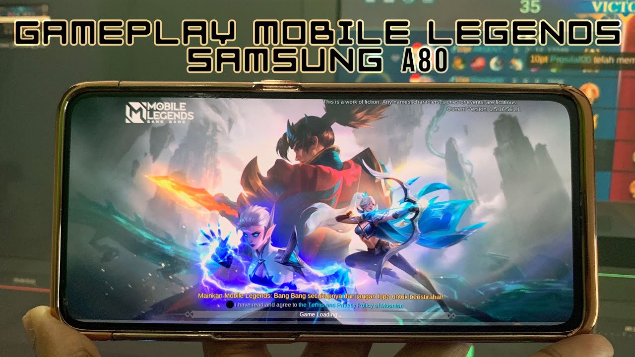 Gameplay Mobile Legends Samsung Galaxy A80