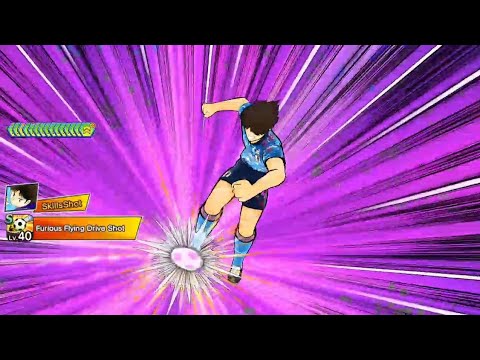 Furious Flying Drive Shot (Jun Misugi) - Captain Tsubasa Dream Team Skill