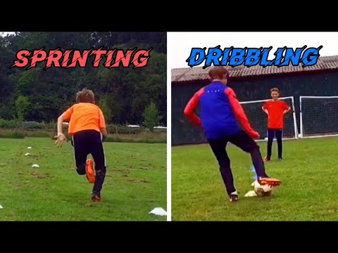 Road to Pro | Dribbling and Sprinting session | A day in the life of an academy footballer