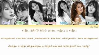 AOA (에이오에이) – Crazy Boy Lyrics (Han|Rom|Eng|Color Coded)