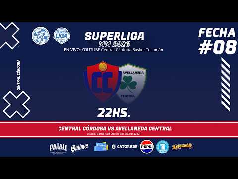 🏀 Central Córdoba vs Avellaneda Central – Fecha #8  - Superliga.
