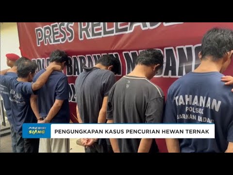 POLSEK BABAKAN MADANG UNGKAP KASUS PENCURIAN HEWAN TERNAK