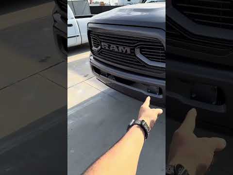 1500 to 2500 ram bumper swap with Adapter brackets , watch full video for Discount code