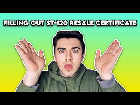 How To Fill Out ST-120 New York State Resale Certificate | NYS Sales Tax Exemption Certificate
