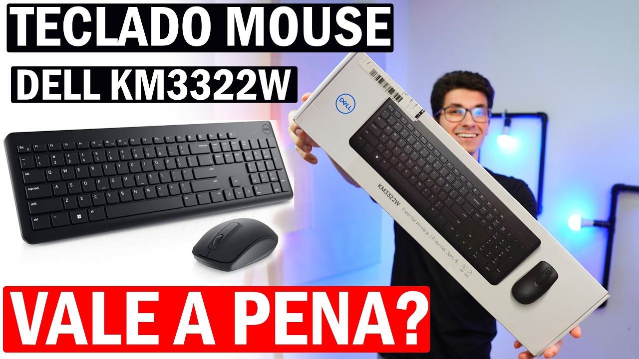 Miniatura da avaliação em vídeo de Mouse Dell Sem Fio WM118 Óptico 1000 DPI