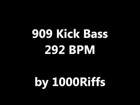 909 Kick Bass Drum : 292 BPM - Beats Per Minute