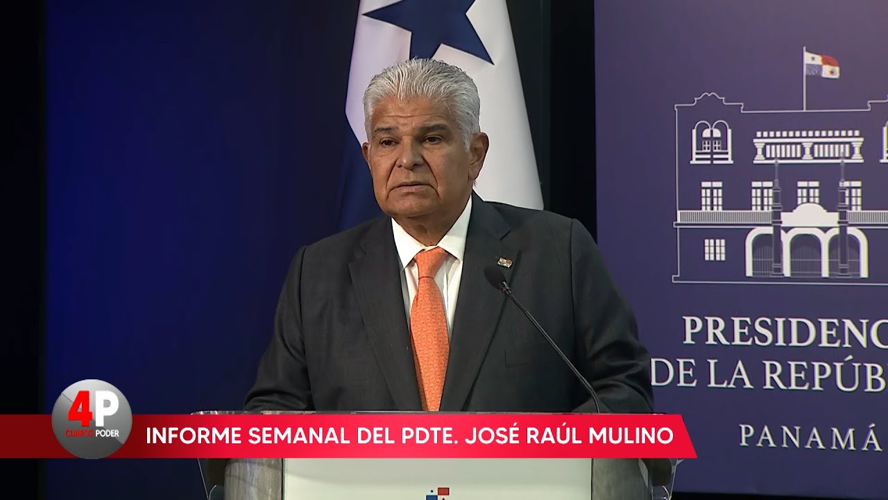 Conferencia del presidente de Panamá, José Raúl Mulino: 8 de mayo de 2025