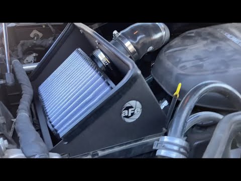 AFE MAGNUM FORCE XP STAGE 2 COLD AIR INTAKE SYSTEM 14-18 3.0L RAM 1500 ECODIESEL Install/Review