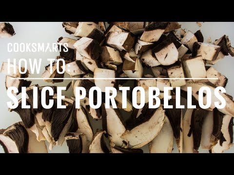 How to Slice Portobello Mushrooms | by @cooksmarts