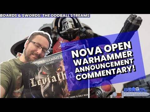 Nova Open 2023 Games Workshop Announcement Commentary Stream!