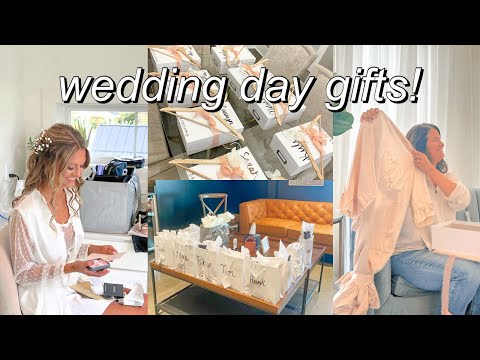 WHAT WE GIFTED OUR BRIDAL PARTY + LOVED ONES ON THE WEDDING DAY!