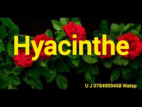 Sobanukirwa nizina ryawe    Menya ubusobanuro bwizina Hyacinthe unamenye ninkomoko yaryo