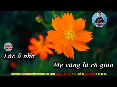 KARAOKE CÔ VÀ MẸ   NHẠC THIẾU NHI BEAT DỄ HÁT  GBTV