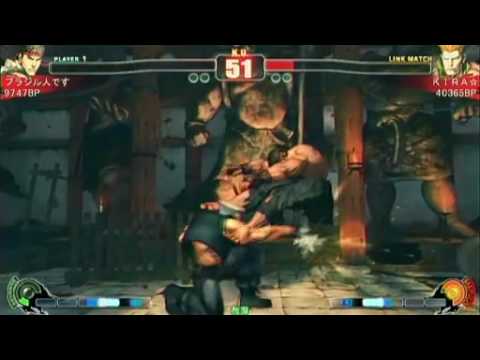 SF4:Kira★ (Gu),Rui (Ch),Andou (Go) vs Verme (Sa),Burajirujin Desu (Ry),Vagner (Sa) - NSB 10