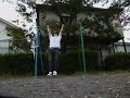 One arm pull up hold,Reverse Grip 31 Muscle ups　片手懸垂ホールド、逆手マッスルアップ31回
