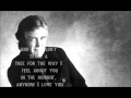 Guy Clark Lyrics- Anyhow I Love You