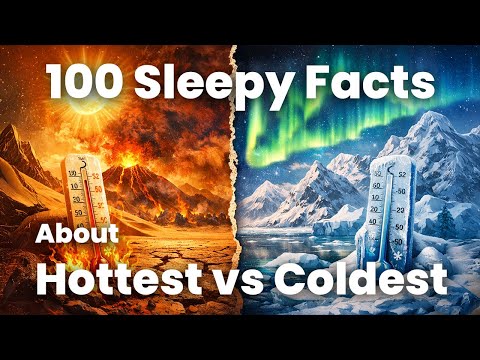 Relaxing Facts About The Hottest and Coldest Places on Earth, Science for Sleep 😴