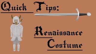 Quick Tips: Cheap Renaissance Costume