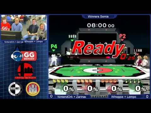 GG Bergen FredagsSmash II - Melee Teams - NintendOrk + Zarinax vs Whoppie + Lompo - Winners Semis