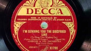 78rpm Restoration - Ambrose - Im Seding You To The Siegfried Line