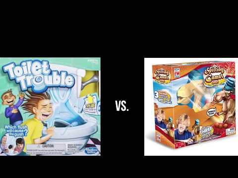 Toilet Trouble vs. the Spitting Camel Game Comparison with Strategywizard and Nathan