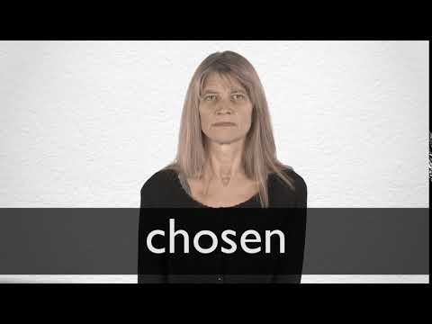 CHOSEN definition and meaning | Collins English Dictionary
