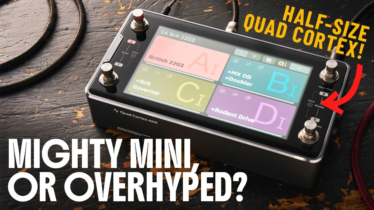Neural DSP Quad Cortex mini - Guitar World demo - YouTube