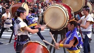 Taiko in Shibuya Tokyo 大江戸　助六太鼓