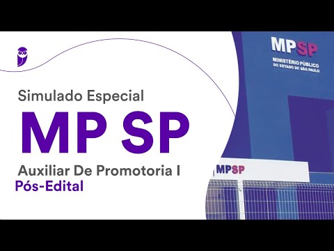 Simulado Especial MP SP - Auxiliar de Promotoria I - Pós-Edital - Correção
