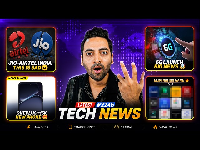 Jio-Airtel Duopoly????,6G Launch Big News????,OnePlus ?15k Phone, OPPO K15 10,000 mAh????, S27 Ultra Crazy