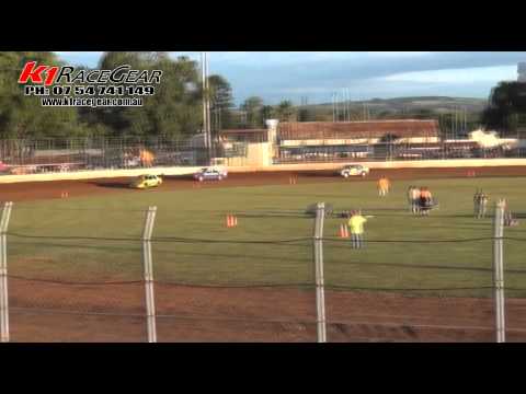 Modified Production - Heat 3 - South West Allstars Series (Round 05) - Kingaroy Speedway - 03.03.12