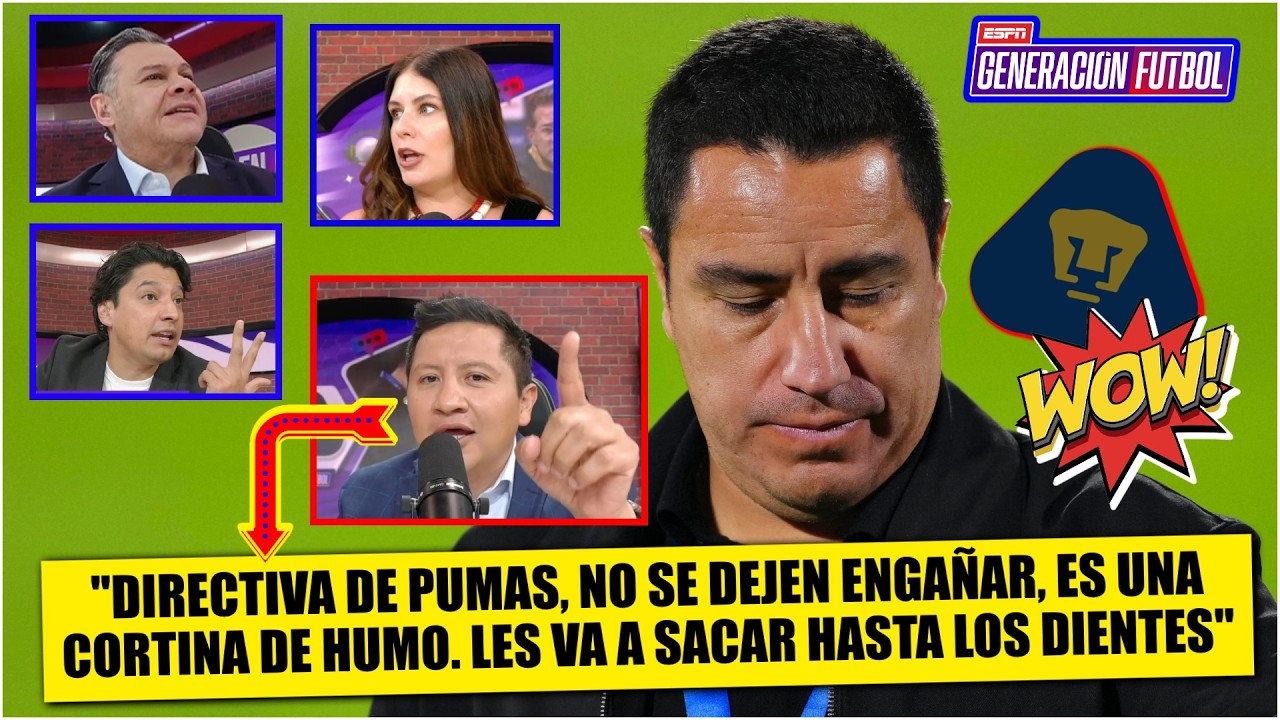Todo lo de EFRAÍN JUÁREZ es una CORTINA DE HUMO. Mete PRESIÓN a DIRECTIVA DE PUMAS | Generación F