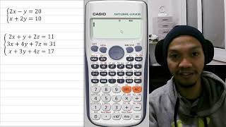 005 - Solving System of Linear Equations Casio fx-570ES Calculator - Circuit Analysis