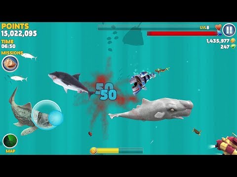 Hungry Shark Evolution Robo Shark Android Gameplay #42