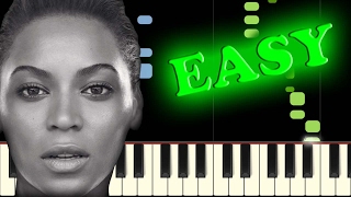 BEYONCE - SINGLE LADIES (PUT A RING ON IT) - Easy Piano Tutorial