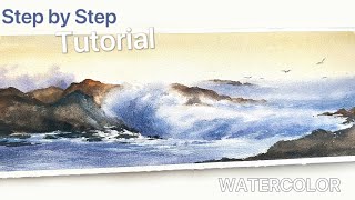 Painting the Wild Coast: Waves, Birds & Cliffs in Watercolor