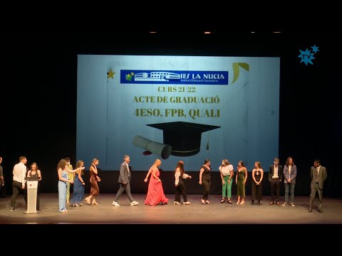 Las Orlas de ESO y Bachiller del Instituto se realizaron en l’Auditori