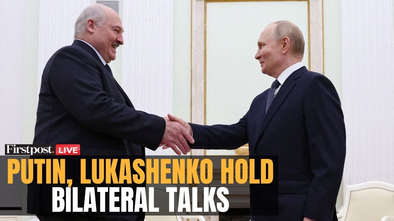 LIVE: Russian President Vladimir Putin Holds Bilateral Meeting with Belarusian President Lukashenko
