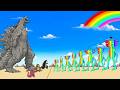 GODZILLA KONG Vs Evolution Of MONSTER RADIATION Who Is King Monster Radiation P2