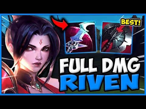 JUST HOW BROKEN IS FULL DAMAGE RIVEN? (PERFECT ITEM) - League of Legends (Season 11 Riven Guide)