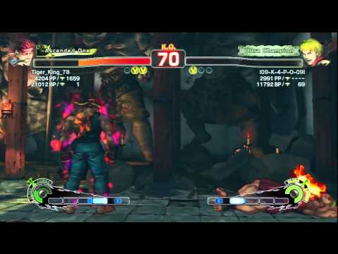 Tiger_King_78 [Evil Ryu] Vs |09-K-4-P-O-09| [Ken] SSF4 AE Online Ranked Matches - PSN